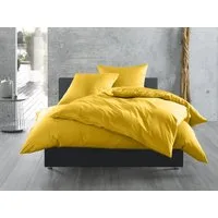 BETTWAESCHE-MIT-STIL Bettwäsche Mako Satin Bettwäsche uni einfarbig, Mako-Satin, 2 teilig