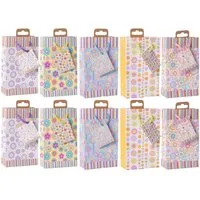 laro Geschenkbox Premium Kleine Geschenktüten Mandala Geschenktaschen Mini 10-100 Stk (10 St)
