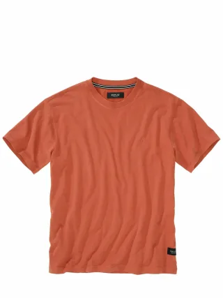 Replay Herren Orange-Energy-T-Shirt Orange 100 % Baumwolle