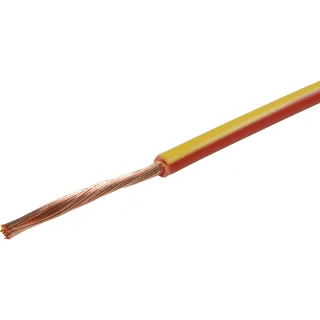 HERTH&BUSS Kabel, FLY, 1x 1,5mm², zweifarbig, 50m rot - 51275128052