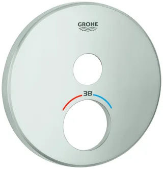 Grohe Rosette 49030 rund für SmartControl supersteel, 49030DC0 49030DC0