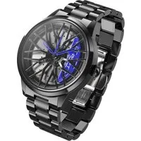 DRIFTELEMENT Quarzuhr MOTORSPORT FELGENUHR, Dreidimensionales Felgendesign - Sportwagen Felgen Armbanduhr