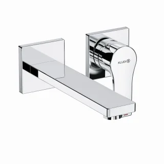 Kludi ZENTA SL WT-2LOCH-WAND-EHM Ausladung 180 MM, zweiteilige Rosette ch, 482440565 482440565