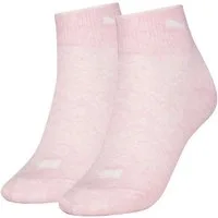 PUMA Kurzsocken PUMA WOMEN QUARTER 2P (2 Paar) atmungsaktives Mesh zur Belüftung, um kühl und trocken zu bleiben