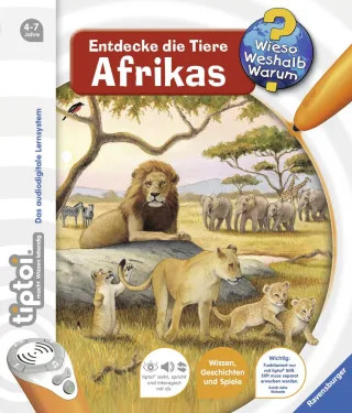 Ravensburger 589 - tiptoi: Entdecke die Tiere Afrikas [ohne Stift]