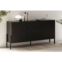 OTTO home Sideboard Jukon, Breite 150 bzw.180 cm, moderne grifflose Kommode, Schubladenschrank 2 Türen/3 Schubkästen, push-to-open-Funktion