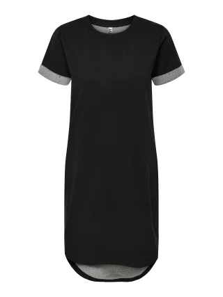 JDY - JDYIVY S/S DRESS JRS NOOS Black - Gr. - XL