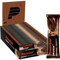 PowerBar Protein Plus Low Sugar Chocolate-Brownie 30x35g Fitnessriegel Riegel, 30 er Display à 30 St., 1050 g, Hochwertiges Eiweiß, bis zu 11 Gramm