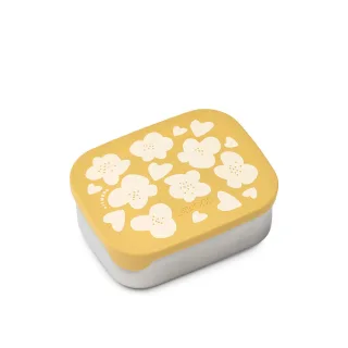 Liewood Arthur Printed Lunchbox - Flower/Lemon Yellow