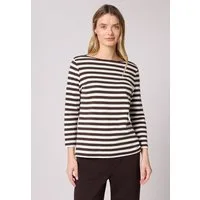 STREET ONE 3/4-Arm-Shirt aus reiner Baumwolle