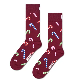 happy socks - Candy Cane Sock Rot - Gr. - 43.5