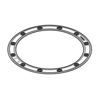 Geberit Flanschdichtung Pluvia Dachw-Einl. 242612001 25 L mit Flansch für Kunststoff-Folien