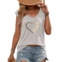 PYLIKE Tanktop Damen bequemes Ärmellos Tanktop Locker Schmetterling Print-Shirt Bequem für Freizeit und Büro,Strandurlaub