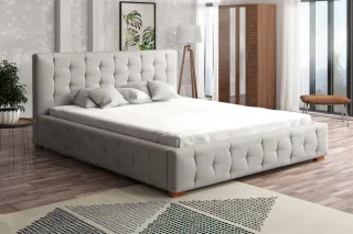 Polsterbett Bett Doppelbett COMO (Set 1) Stoff 180x200cm