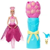 Barbie Anziehpuppe Flower Surprise Puppe - pinke Tulpe, mit Duft