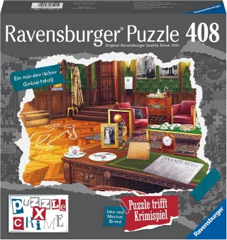 Ravensburger Puzzle 17521 - X Crime: Ein mörderischer Geburtstag [408 Teile]