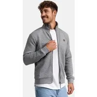 Indicode Sweatjacke Herren Bermie Herrenjacke Reißverschluss mit strukturierter Oberfläche