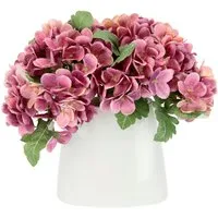 Kunstblume Hortensienbusch, OTTO home, Höhe 30 cm, In Keramikvase