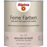 Alpina Wandfarbe Alpina Feine Farben Lack No. 23 Wolken in Rosé -