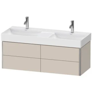 Duravit XSquare Waschtischunterbau wandhängend Taupe Supermatt 1184x460x397 mm - XS416408383 XS416408383