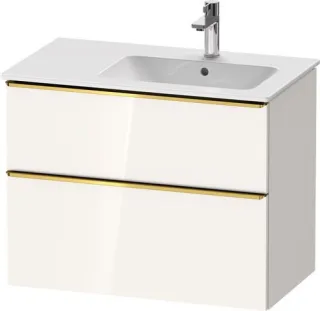 Duravit D-Neo Waschtischunterbau wandhängend Weiß Hochglanz 810x462x625 mm - DE4367034220000 DE4367034220000