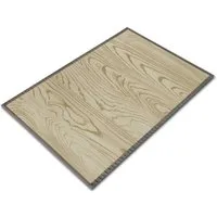 Floordirekt Teppich Magenta, 2 Farben & 7 Größen, Badematte, rechteckig, Bambus