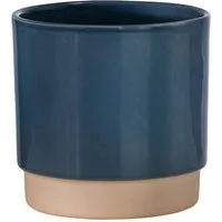 Dehner Übertopf Eno, glasierte Keramik, versch. Farben, runder Indoor Blumentopf in modernem Design