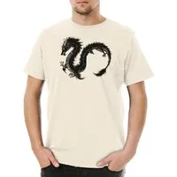 Urban Backwoods Print-Shirt Chinese Dragon III Herren T-Shirt Drache Fantasy Dungeons Tattoo (1-tlg) Dragons Drachen Monster Asia
