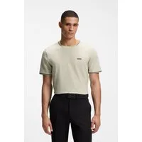 BOSS GREEN T-Shirt Taul Stretch-Baumwoll-Pique aus softem Stretch-Baumwoll-Piqué, Regular Fit, Kühlend