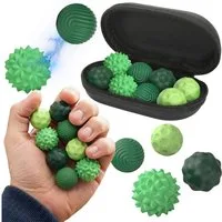 Sarcia.eu Lernspielzeug Magnetische Anti-Stress-Bälle, 8 Silikonbälle + Etui