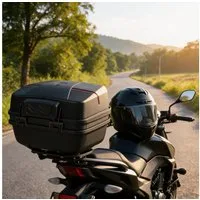GarveeMore Topcase 46L Motorrad E Bike Topcase Wasserdicht Motorrad Heckbox