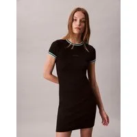 Calvin Klein Jeans Skaterkleid SS COLOR BLOCK COTTON RIB BABY T Mit Rundhalsausschnitt, regular fit