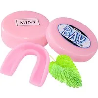 BAY-Sports Zahnschutz Zahnschützer mit Pfefferminz Aroma Boxen pink rosa Mundschutz Sport (Für Vollkontakt geeignet, Minz Geschmack), Kampfsport, MMA, Krav Maga, Judo Karate Ballsport Kickboxen Taekwondo