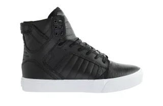 Supra Skytop Black/White Black Herren Trainer