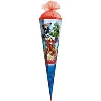 Roth Schultüte Marvel Avengers, 85 cm, eckig, Tüllverschluss, Roth-Spitze, Zuckertüte