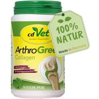 cdVet Arthrogreen Collagen, Ergänzungsfutter für: Pferde, Katzen, Hunde, Bei schwachem Bindegewebe, mit 65% Kollagen, Grünlippmuschel