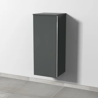 Sanipa 3way Mittelschrank mit 1 Tür, Anthrazit-Matt, BR12022 BR12022