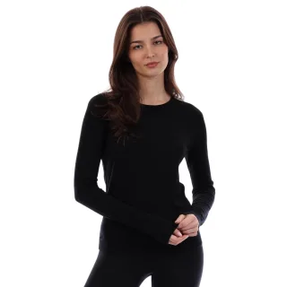 Diesel - Sweatshirt für Damen, gerippt, Feinstrick (Schwarz)