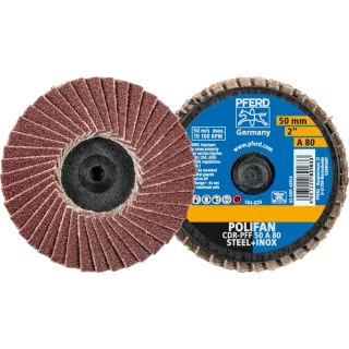 PFERD TOOLS COMBIDISC Korund Mini-POLIFAN CDR für universelle Anwendungen - 47202090