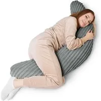 Amilian Stillkissen XXL 170 cm Schwangerschaftskissen Seitenschläferkissen U-Form, mit Bezug, weiche Füllung, geräuscharm, formstabil