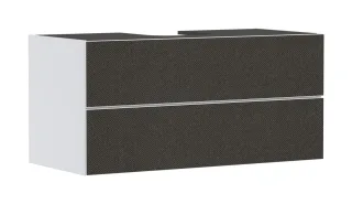 Hansgrohe Xevolos E Waschtischunterschrank Mattweiß 1180/550 mit 2 Schubkästen für Konsole mit Aussc 54193660