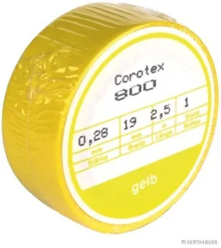 HERTH&BUSS Isolierband, 19 mm x 0,28 mm, 2,5 m gelb - 50272052