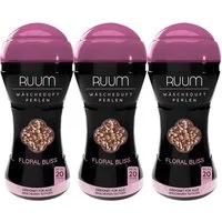 RUUM Wäscheparfüm Textilien-Parfüm Perlen Für Die Waschmaschine 210g (Spar-Set, 3-St), Für Langanhaltende Frische