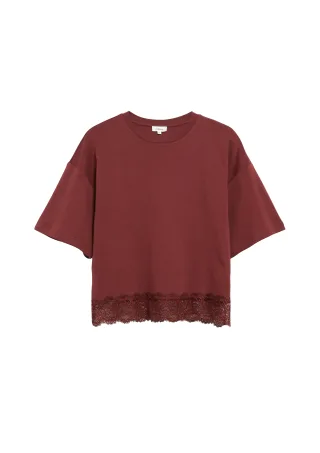 s.Oliver - T-Shirt rot - Gr. - 40