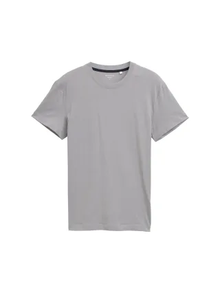 Tom Tailor - Slim Fit T-Shirt mit Stretch formal grey - Gr. - XXXL