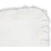 hutch&putch Kissenbezug Musselin Kopfkissenbezug mit Rüschen - 100% Bio Baumwolle -Kissenhülle, (1 Stück), Ideale Ergänzung zur Musselin Bettwäsche - atmungsaktives Material