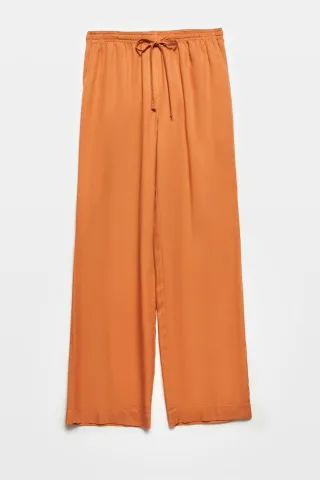Damen Tencel Weite Hose