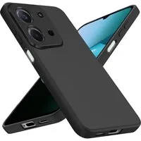 CoolGadget Handyhülle Black Series Handy Hülle für Xiaomi Redmi 15C 5G 6,9 Zoll, Edle Silikon Schlicht Robust Schutzhülle für Xiaomi Redmi 15C Hülle