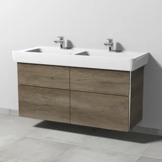 Sanipa 3way Waschtischunterbau zu Laufen Pro A Waschtisch mit 4 Auszügen, Eiche-Nebraska BR76037