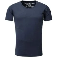 Key Largo T-Shirt Bread vintage Look uni Basic T00621 Rundhalsauschnitt unifarben kurzarm slim fit